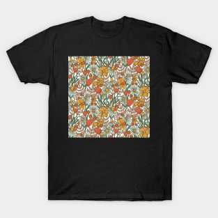 Janine-retro-vintage-floral T-Shirt